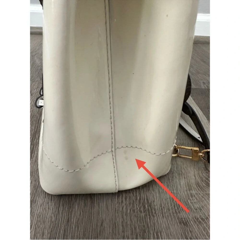 Louis Vuitton Patent Monogram Hot Springs Backpack Snow